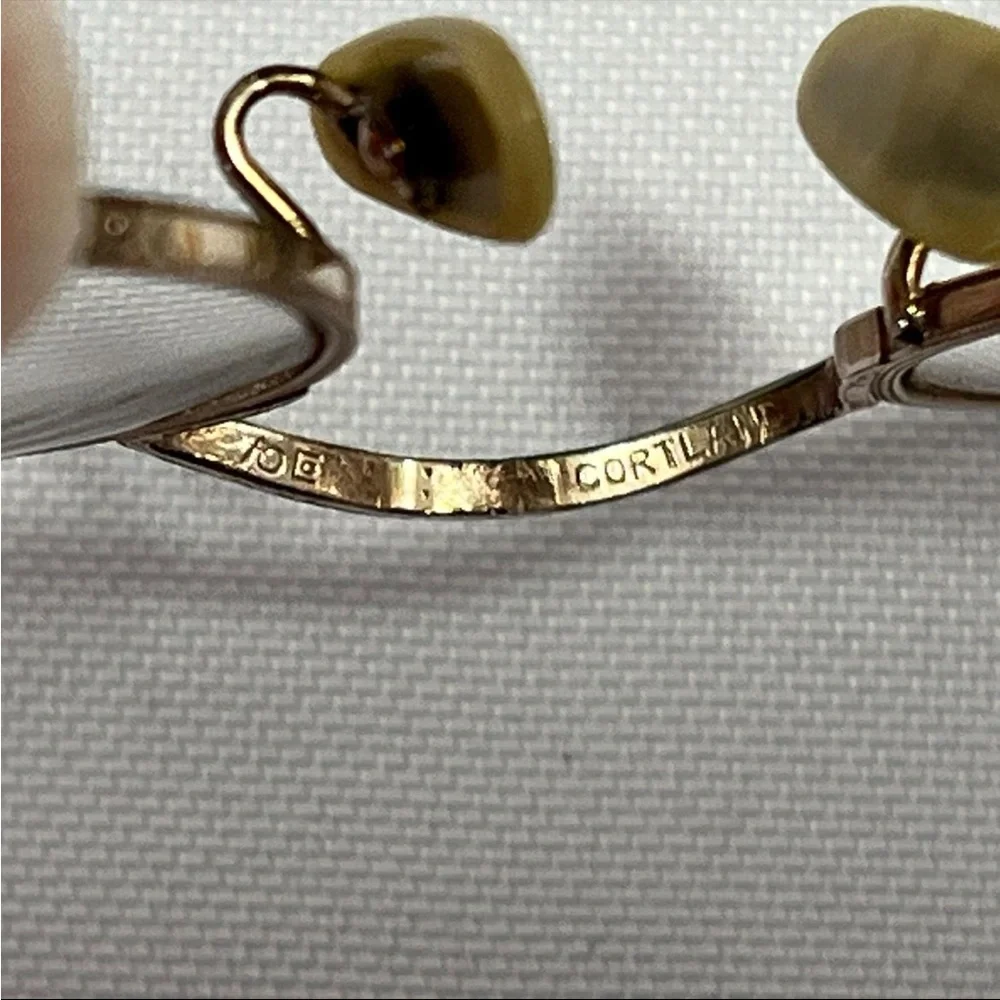 Vintage 1930s American Optical Gold Eyeglasses Spectacles Small